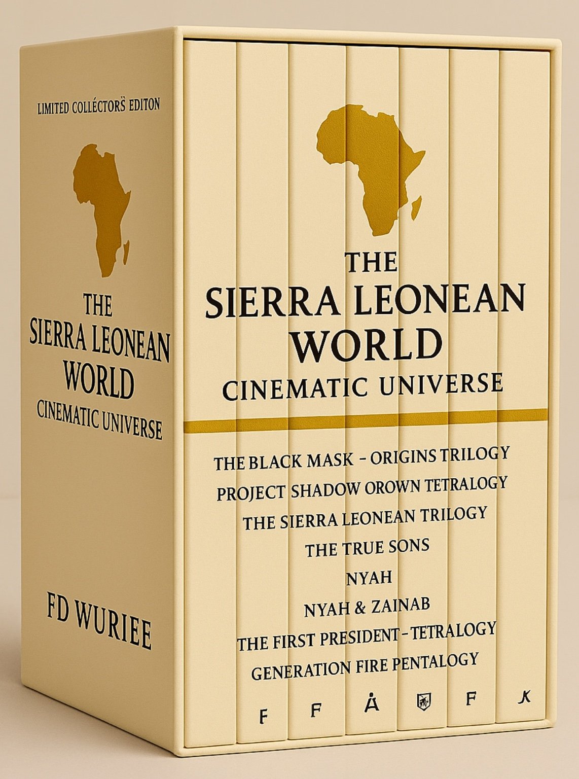 Sierra Leonean World · cream: Boxed set concept