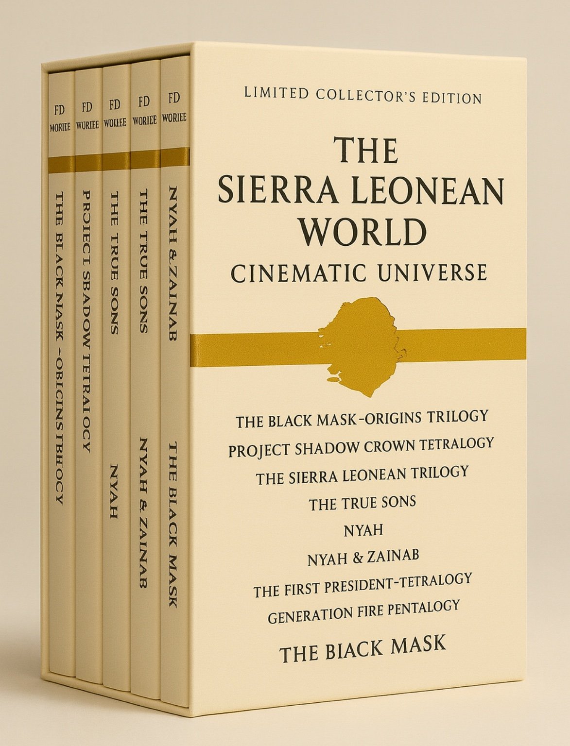 Sierra Leonean World · alternate: Boxed set concept