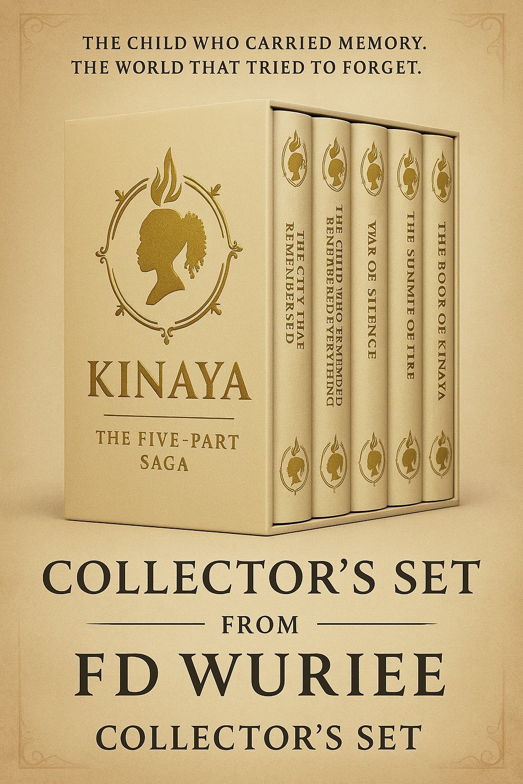 Kinaya five-part saga: Collector's set concept