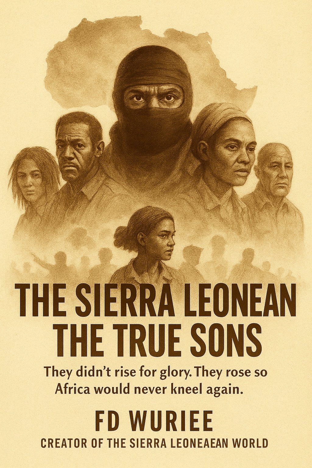 The Sierra Leonean: The True Sons: Story cover concept